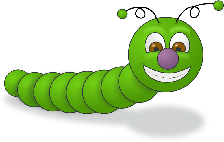 Free Green Worm - Worm Clip Art (800x533)