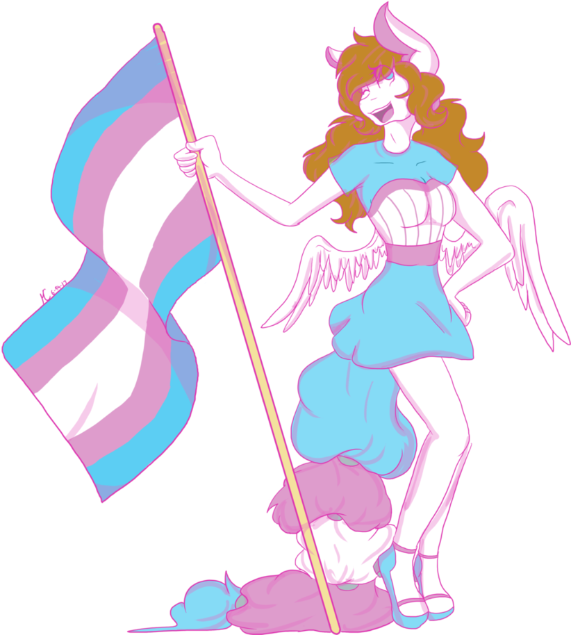 Pride Moth Transgender Wins By Mscolorsplash - Transgender (852x937)