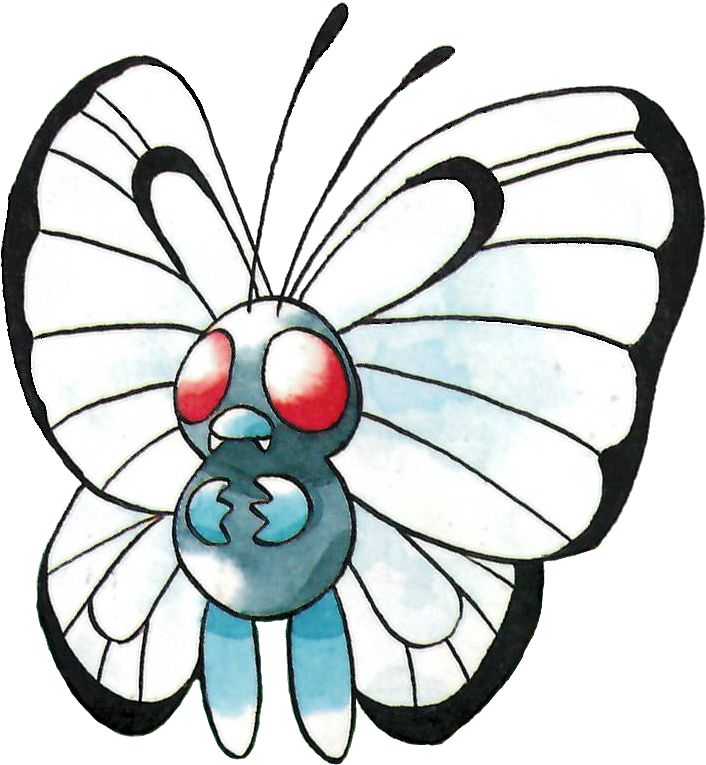 [ Img] - Butterfree Ken Sugimori (714x766)