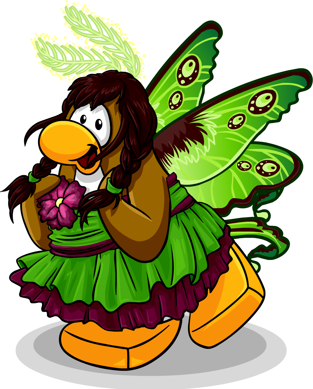 Bonnie The Moth - Club Penguin (1086x1348)