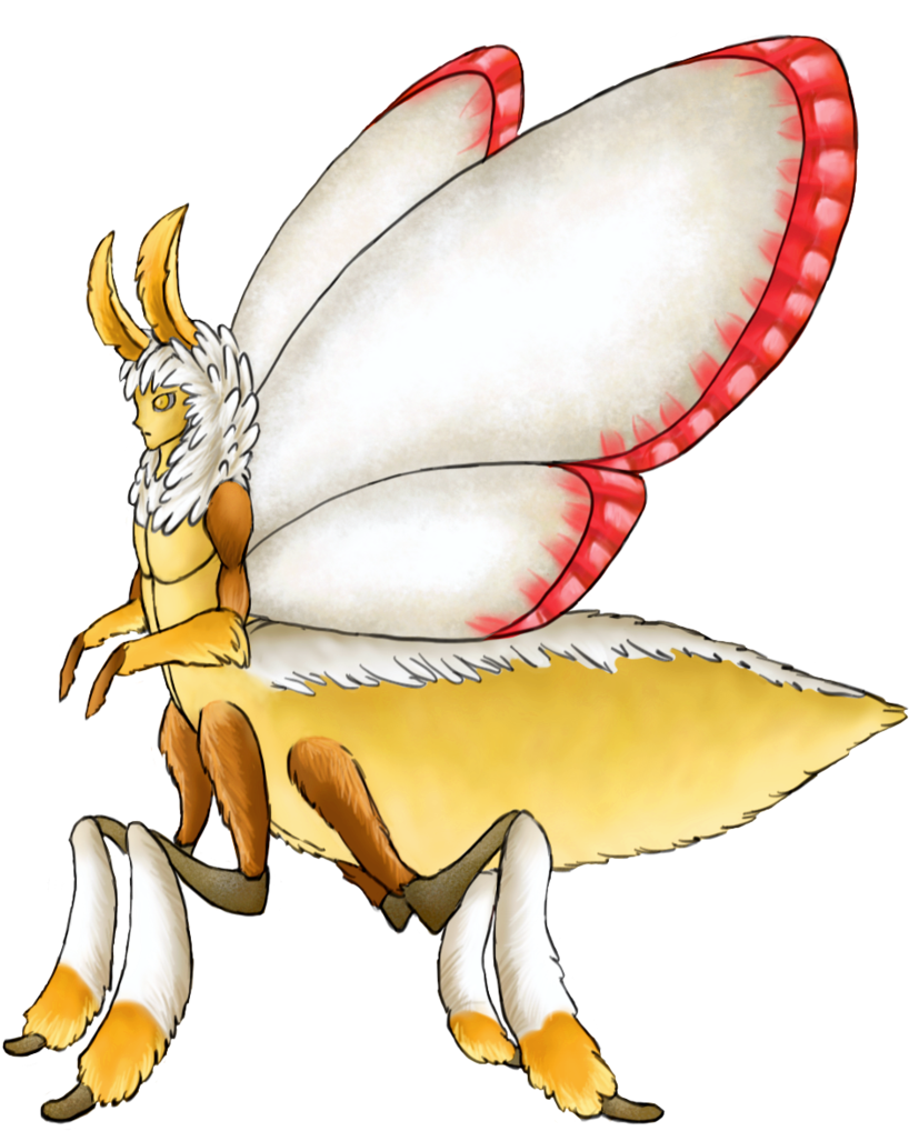 Moth Boy By Black Onyx Dragon - Cartoon (1024x1067)