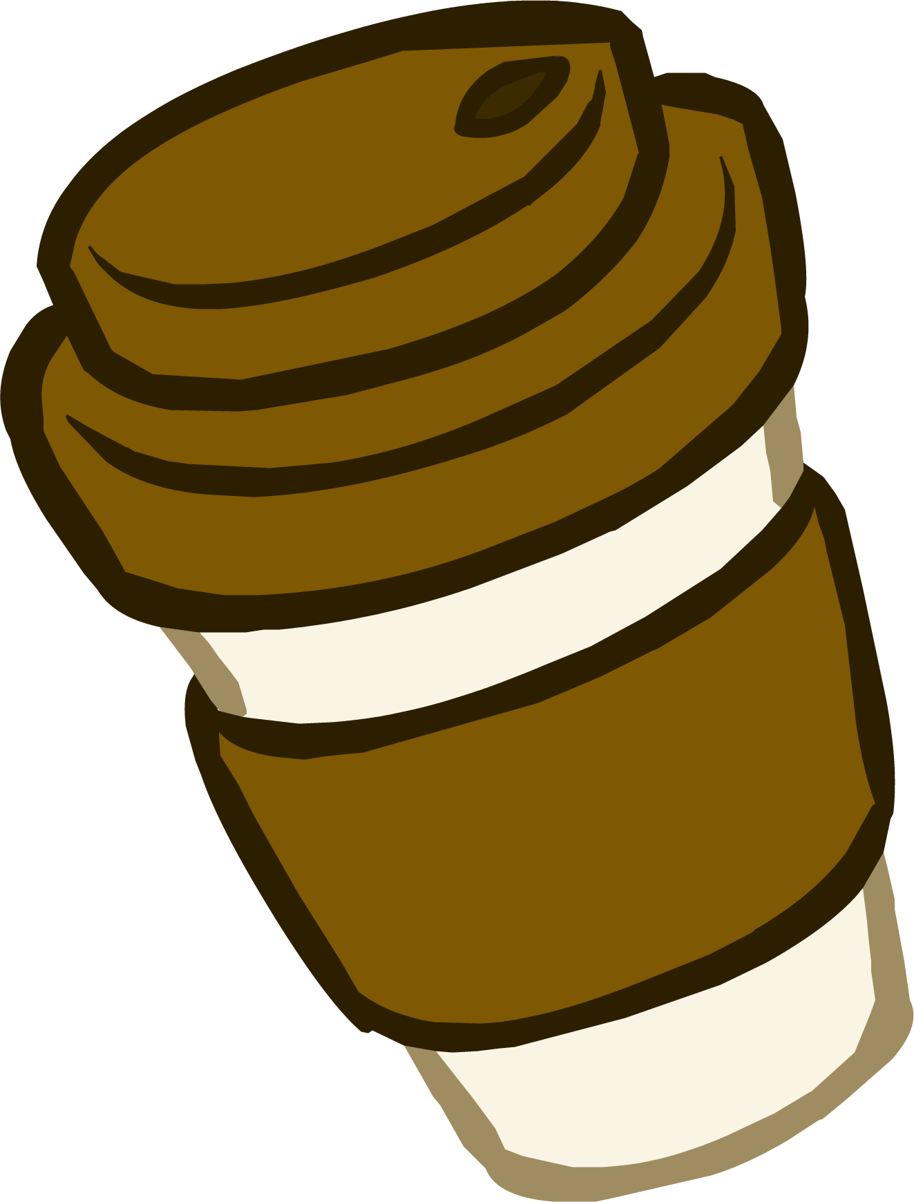 1st Year Party Hat - Club Penguin Hand Items (1323x1740)