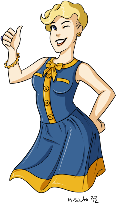Vault Boy Fashion By Msciuto - Fallout (600x776)