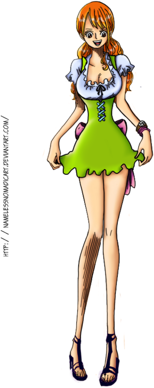 Nami Render By Namelessnomadicart - Nami (400x800)
