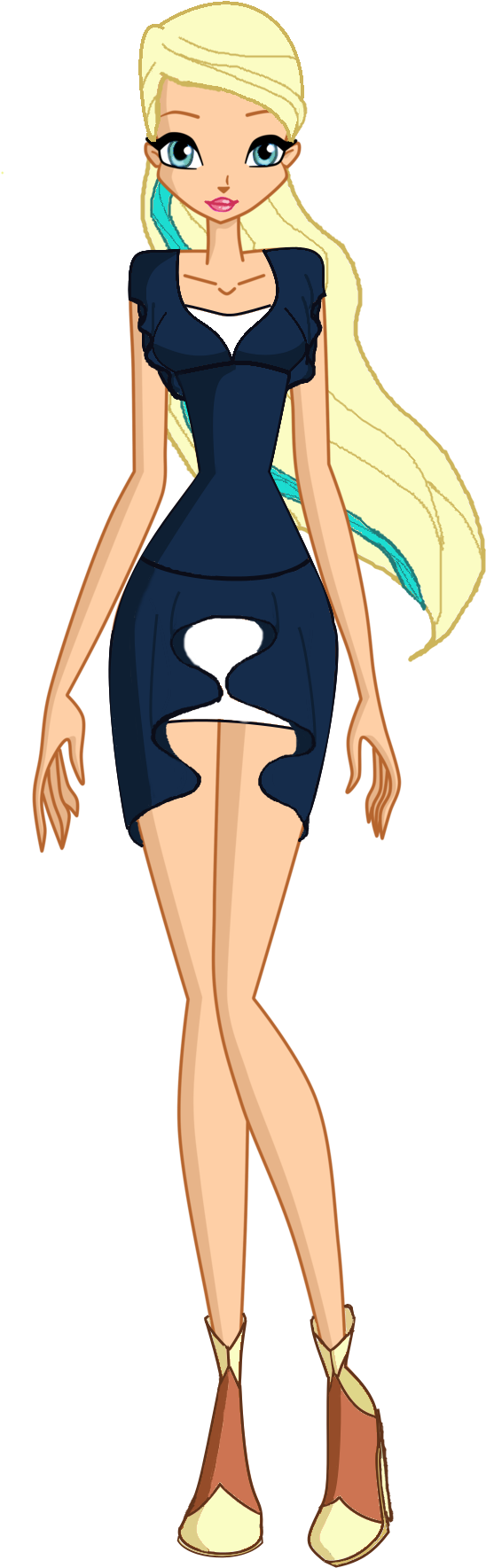 Aribella In Normal Clothes Redo By Phantomfairygoddess - Illustration (900x1924)