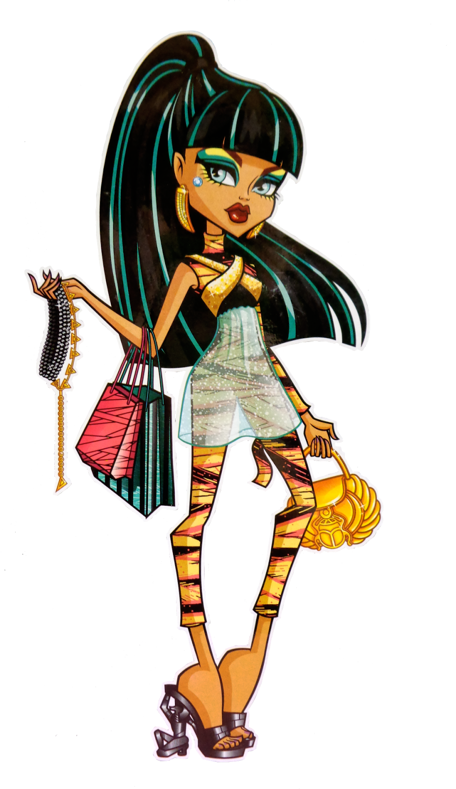 Cleo De Nile I Love Fashion Png - Monster High Cleo Png (970x1600)