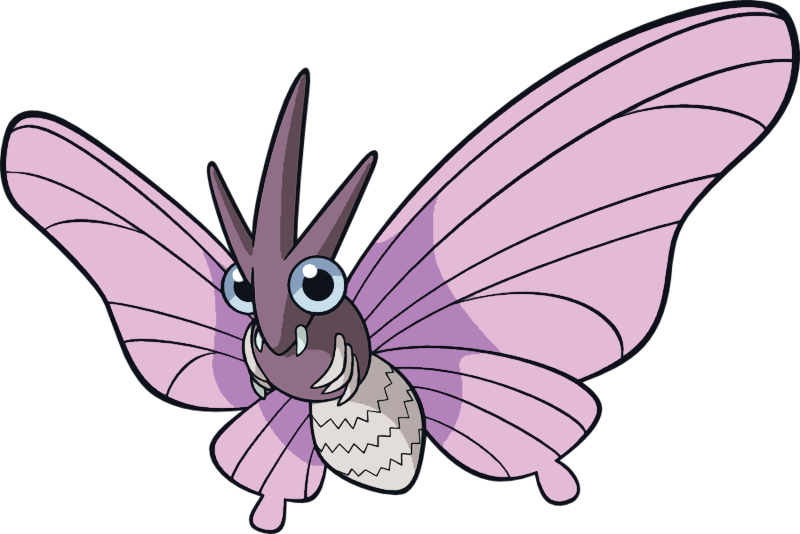 Venomoth By Briannabellerose - Pokemon Dream World Venomoth (800x534)