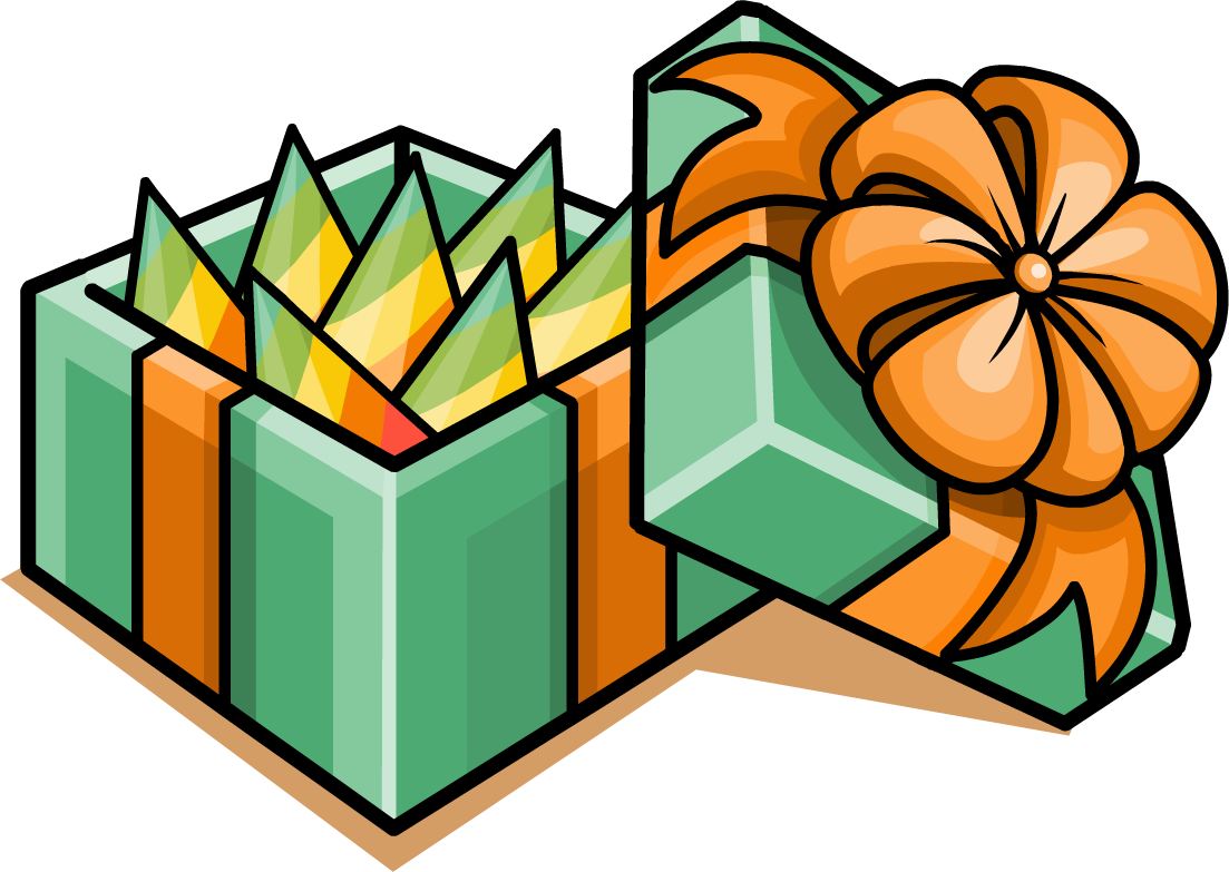 5th Year Party Hat Box - Club Penguin (1103x783)