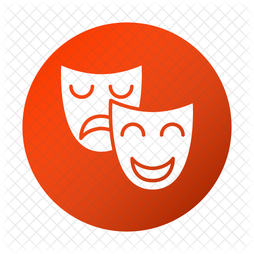 Theater Mask Icon - Movie Theater (512x512)