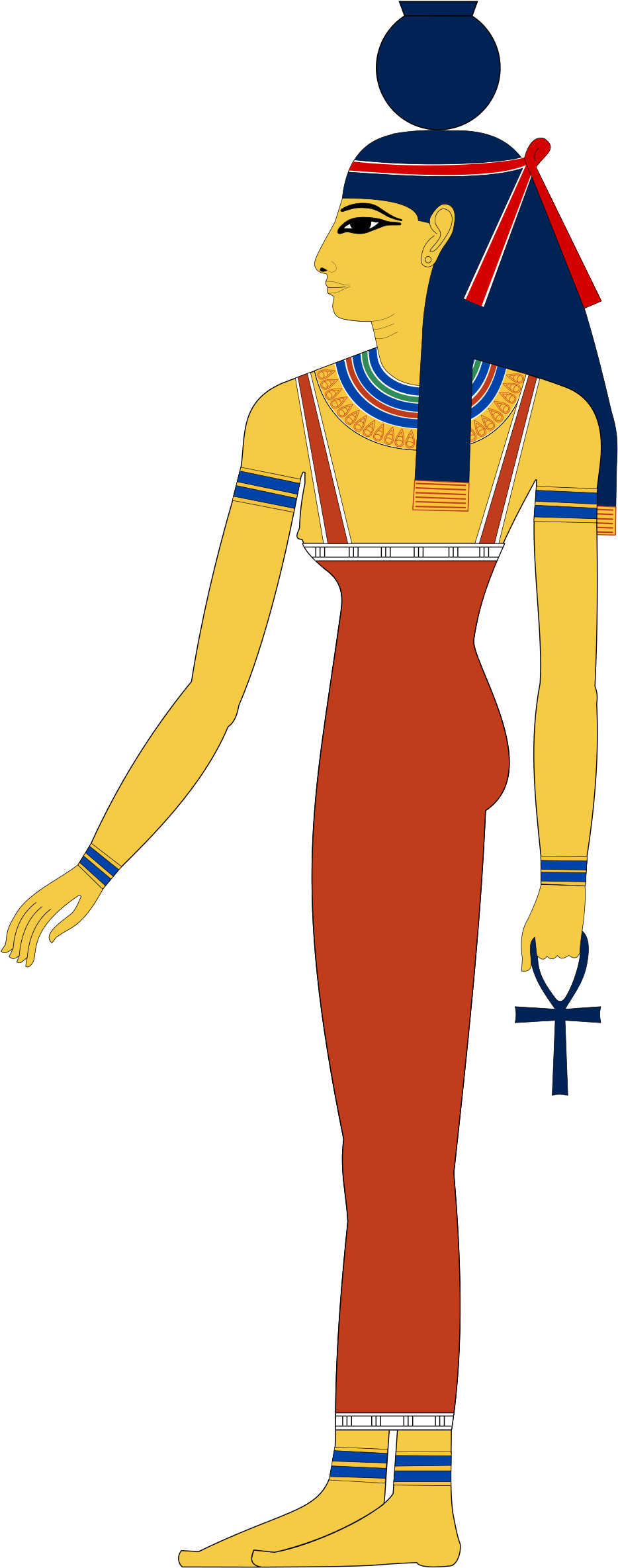 Fashion Show Clipart 21, Buy Clip Art - Nut Ancient Egyptian God (1200x2434)