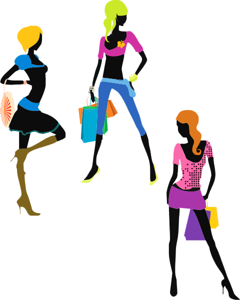 Fashion Girl Transparent Png - Ladies Fashion Clip Art (480x600)