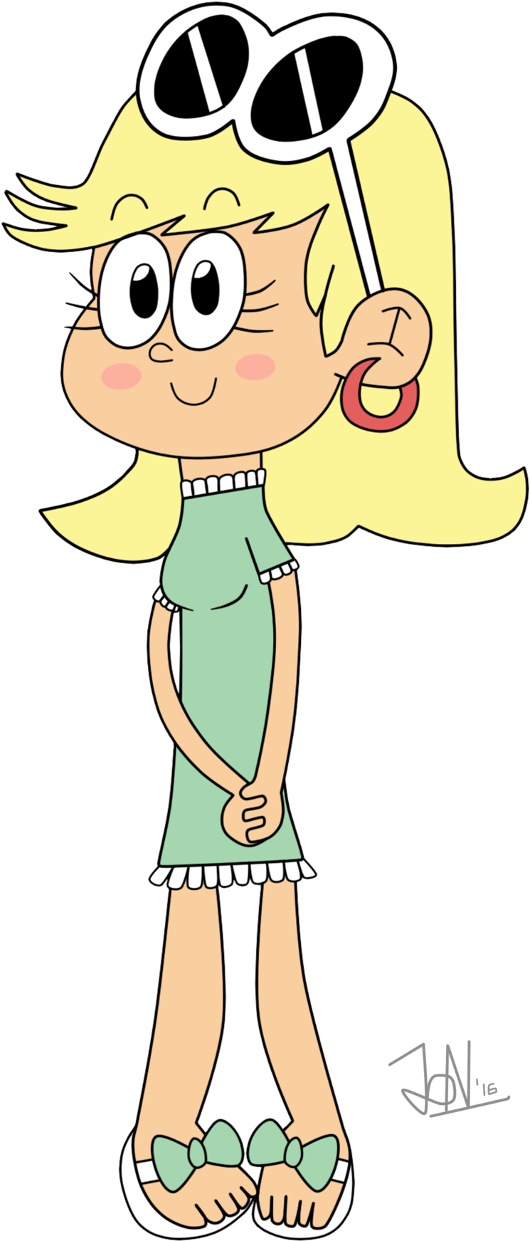 Loud Is The New Fashion - Loud House Leni's Feet (1024x1759)