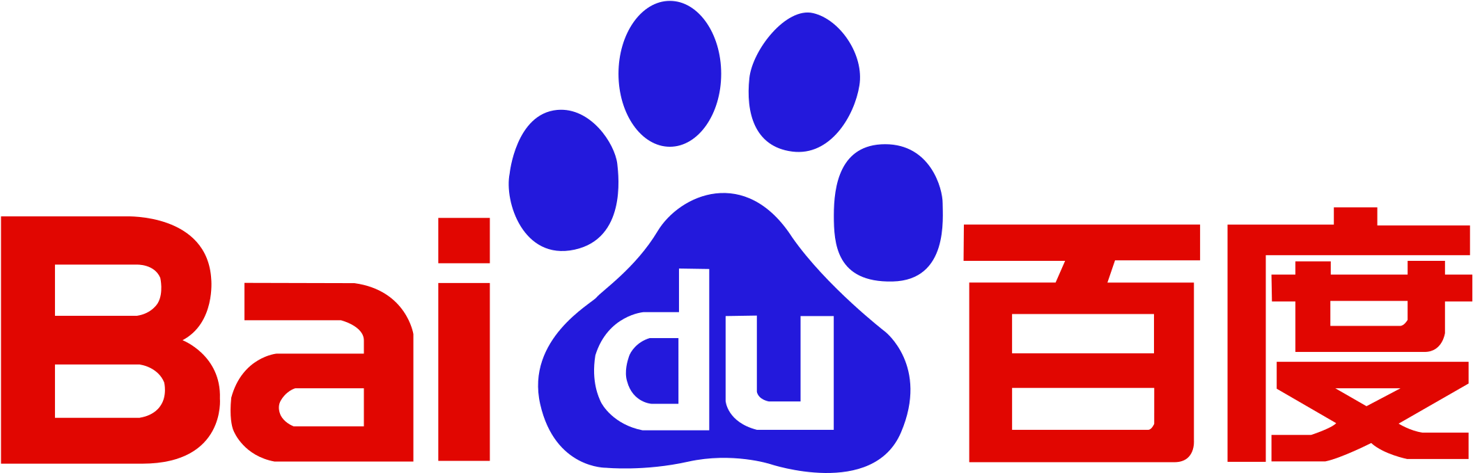 The Chinese Version Of Google Is Called Baidu - Baidu Logo (2400x820)