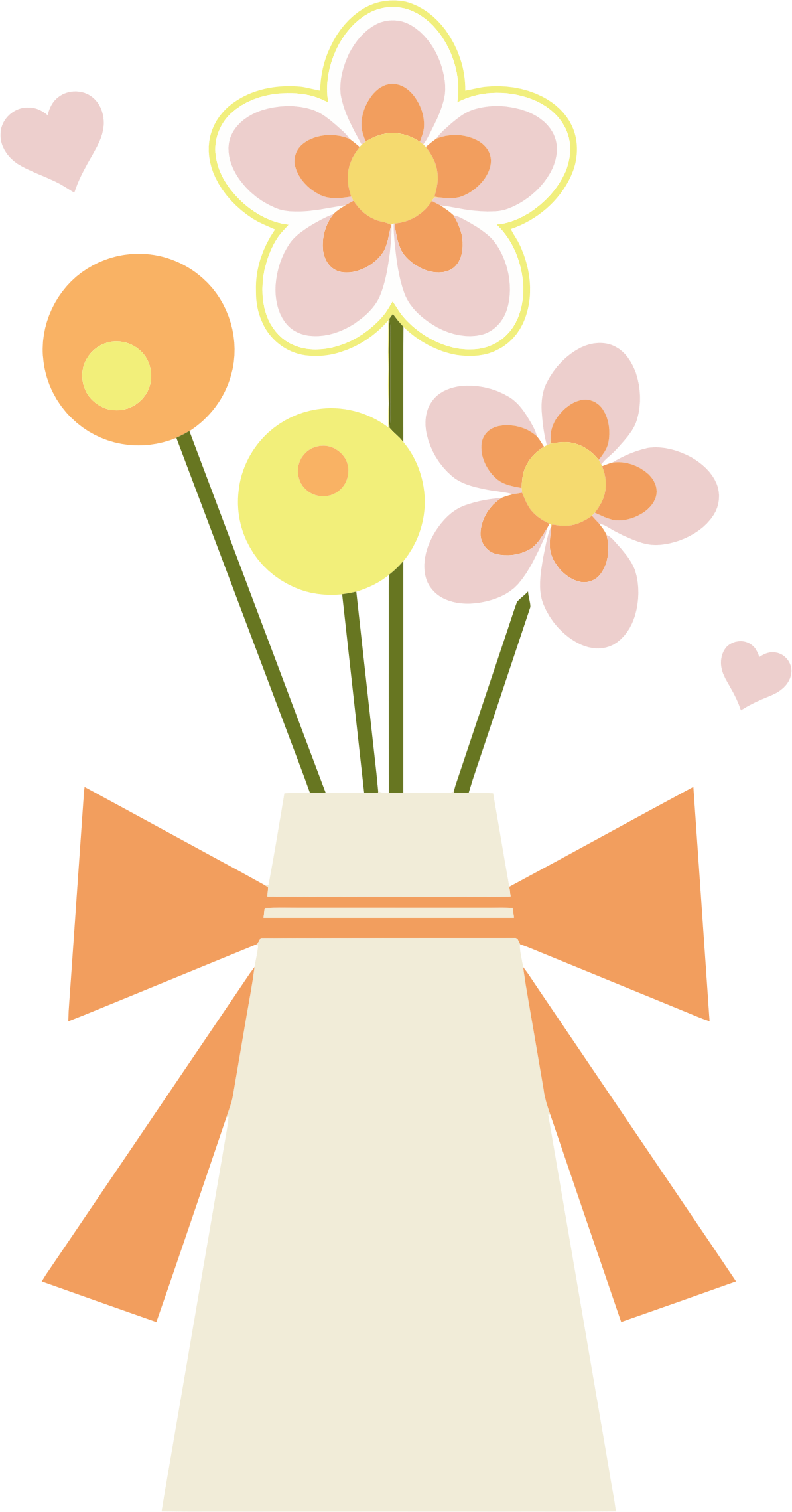 Flowers And Hearts - Happy Teachers Day (1194x2278)