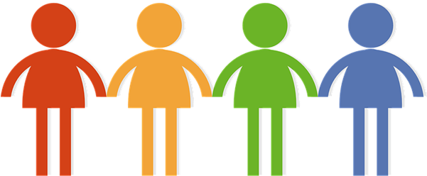 Student Support Live Binder - People Holding Hands Clipart (600x300)