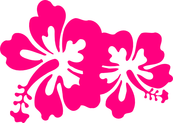 Swirl Flower One Clip Art At Clker - Hibiscus Clip Art (600x426)