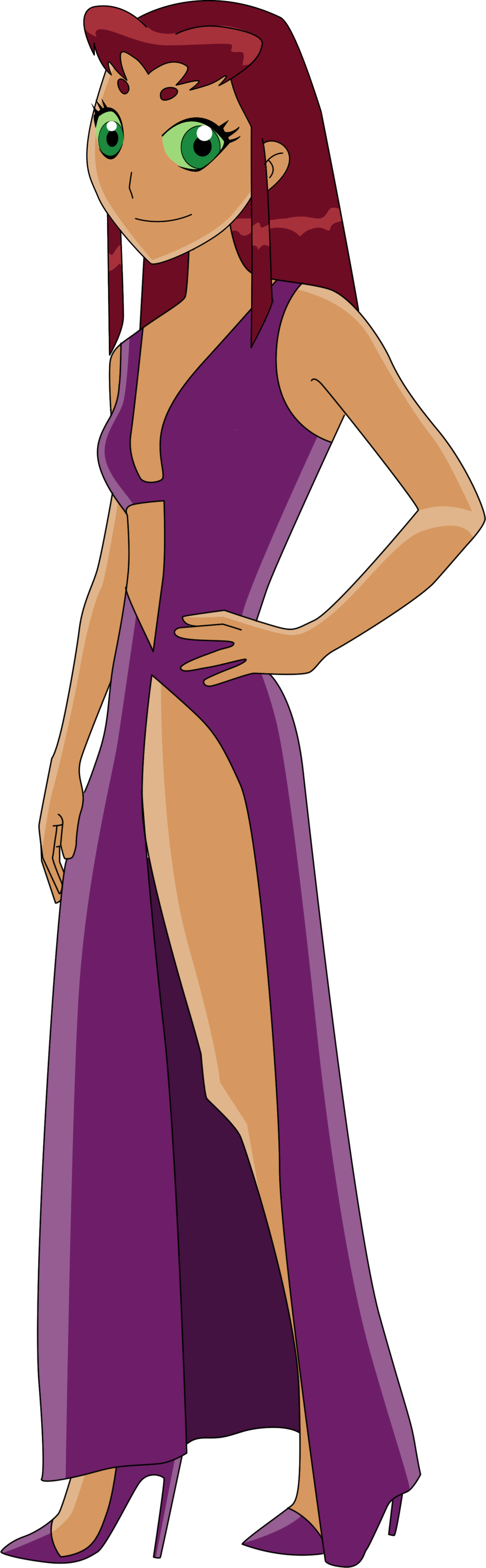 Starfire By Bbobsan Starfire By Bbobsan - Illustration (1024x3303)