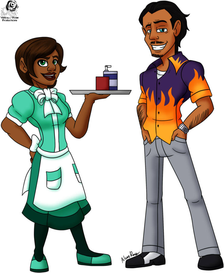Cafe And Fashion Couple By Aileen-rose - Cars Aileen Rose Deviantart (839x953)