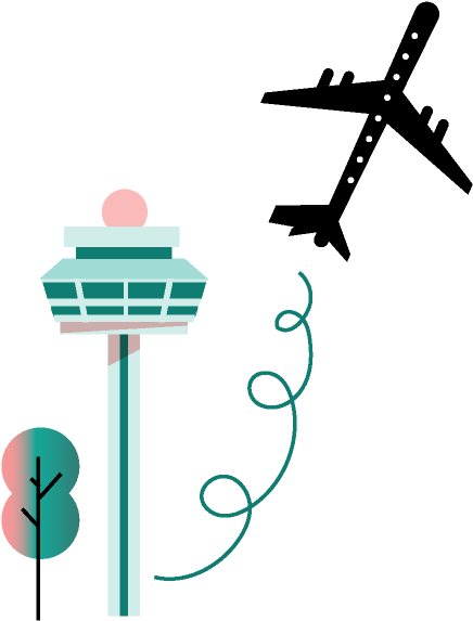 Changi Airport Clipart (463x616)