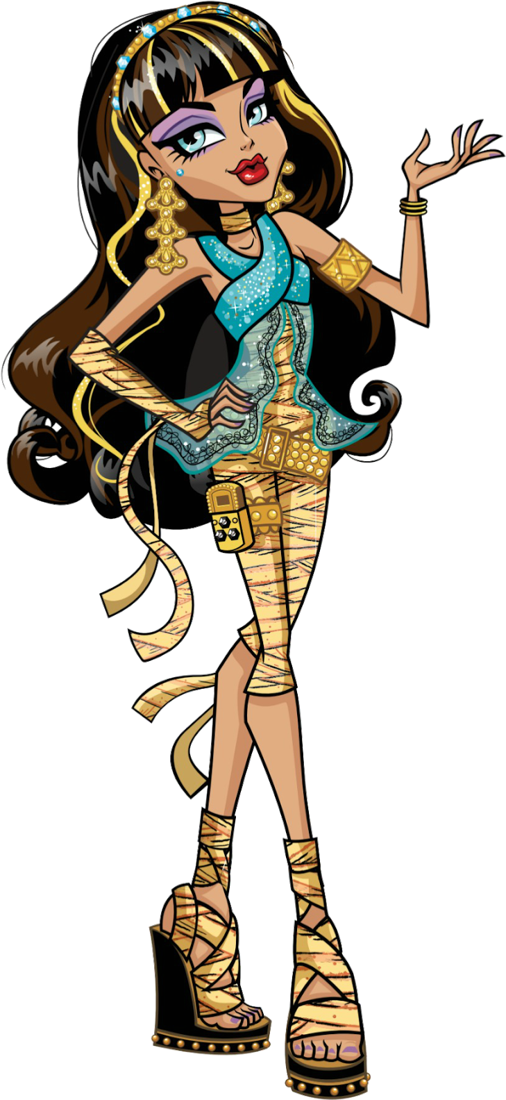 Ooak, Monster High, Dolls, Bratz, Bratzillaz, Fashion - Cleo Denile Monster High (741x1600)