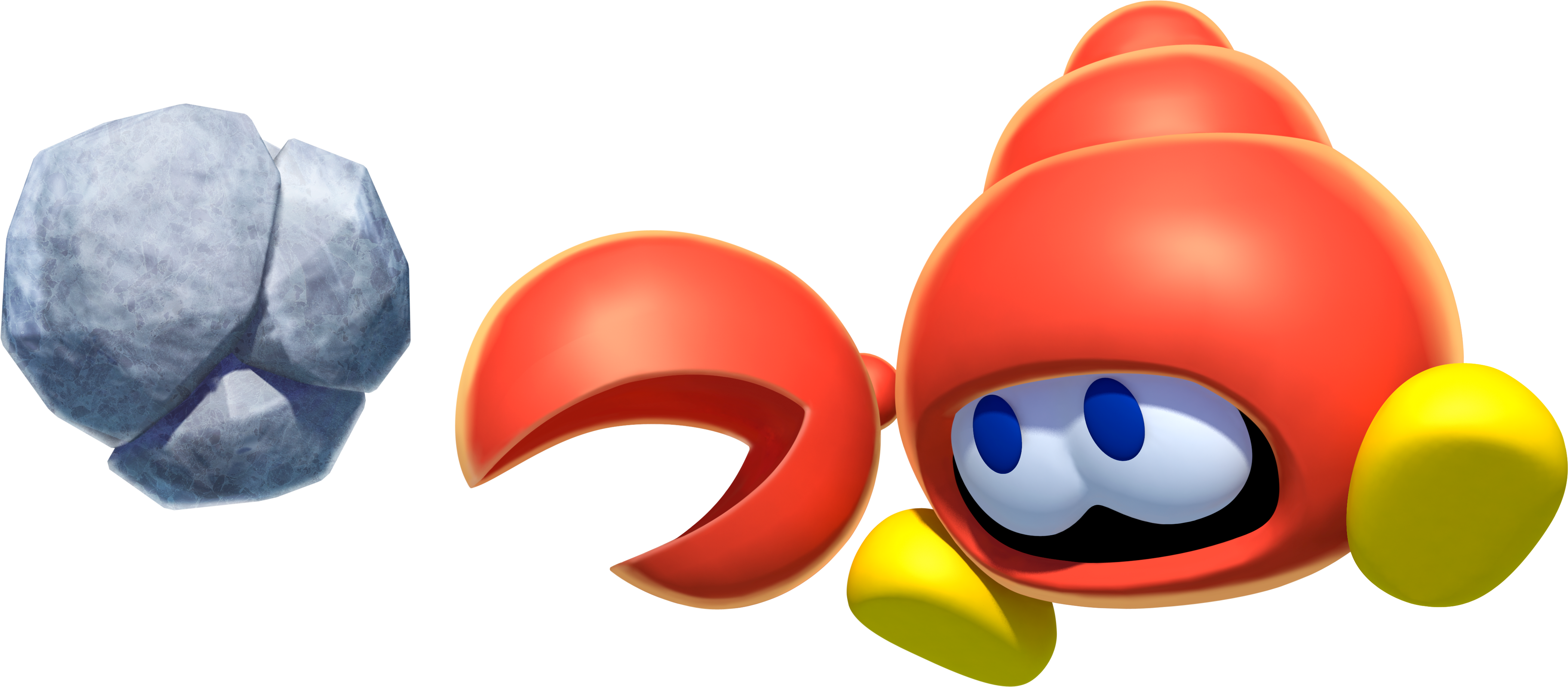 Spiny Shell Blue Super Mario Wiki The Mario Encyclopedia - Huckit Crab (4193x1837)
