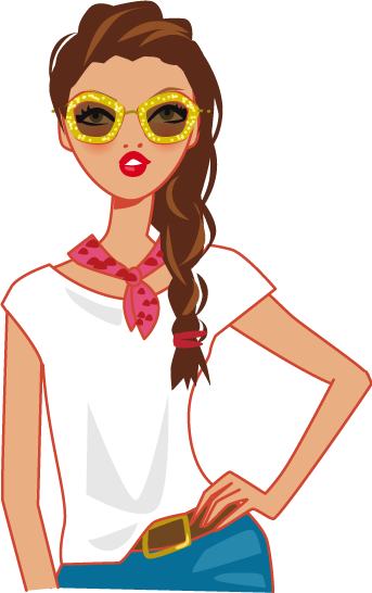 How To Choose Sunglasses For Summer - Illustration (343x546)