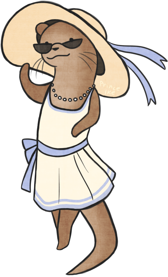 Otter Fashion 4 By Butt Prince Ike - Cartoon (708x1023)