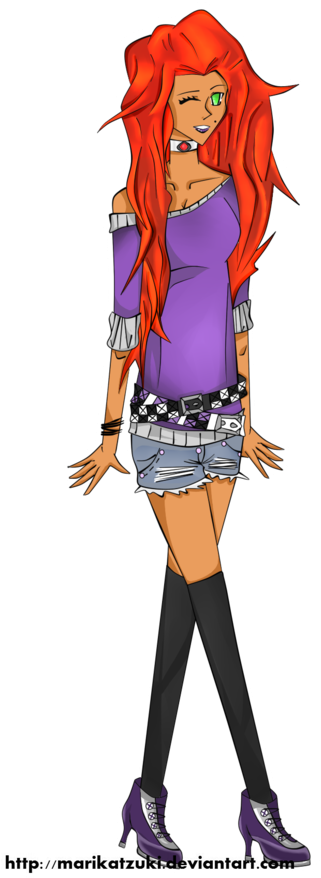 Dc Au Outfit By Marikatzuki - Girl (400x916)