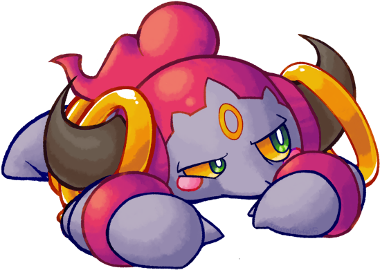Bored Hoopa By Terraterracotta - Hoopa (576x419)