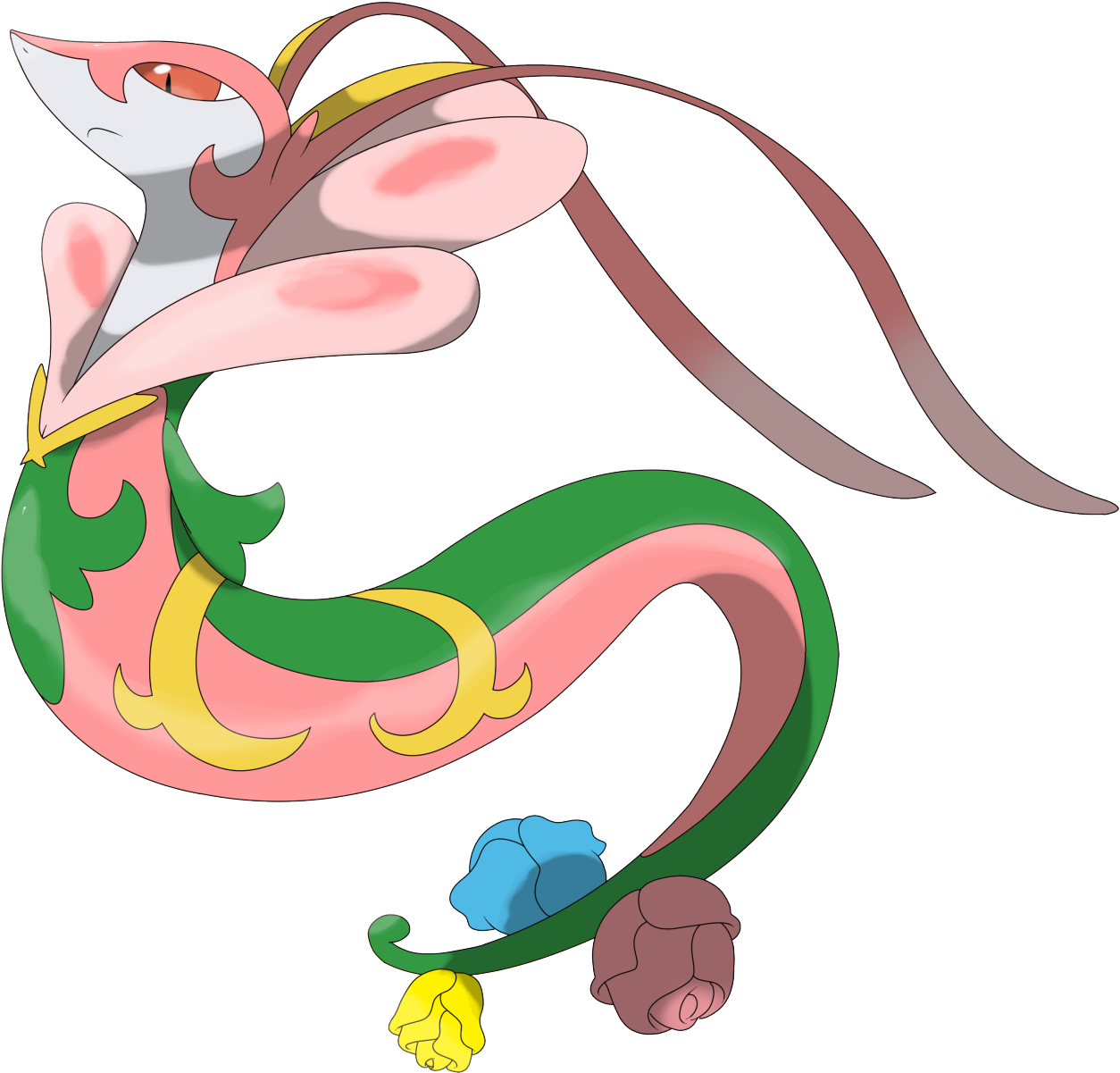 I Was Bored And Made An Alola Version Of Serperior - Fake Alola Forms Pokemon (1280x1215)