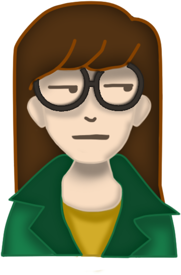 7 - Daria - Girl With Glasses Emoji (600x600)