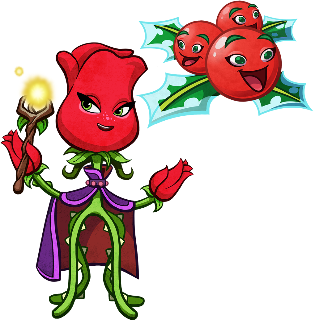 Медиа-твиты От Plants Vs - Plants Vs Zombies Heroes Rose (1080x1080)