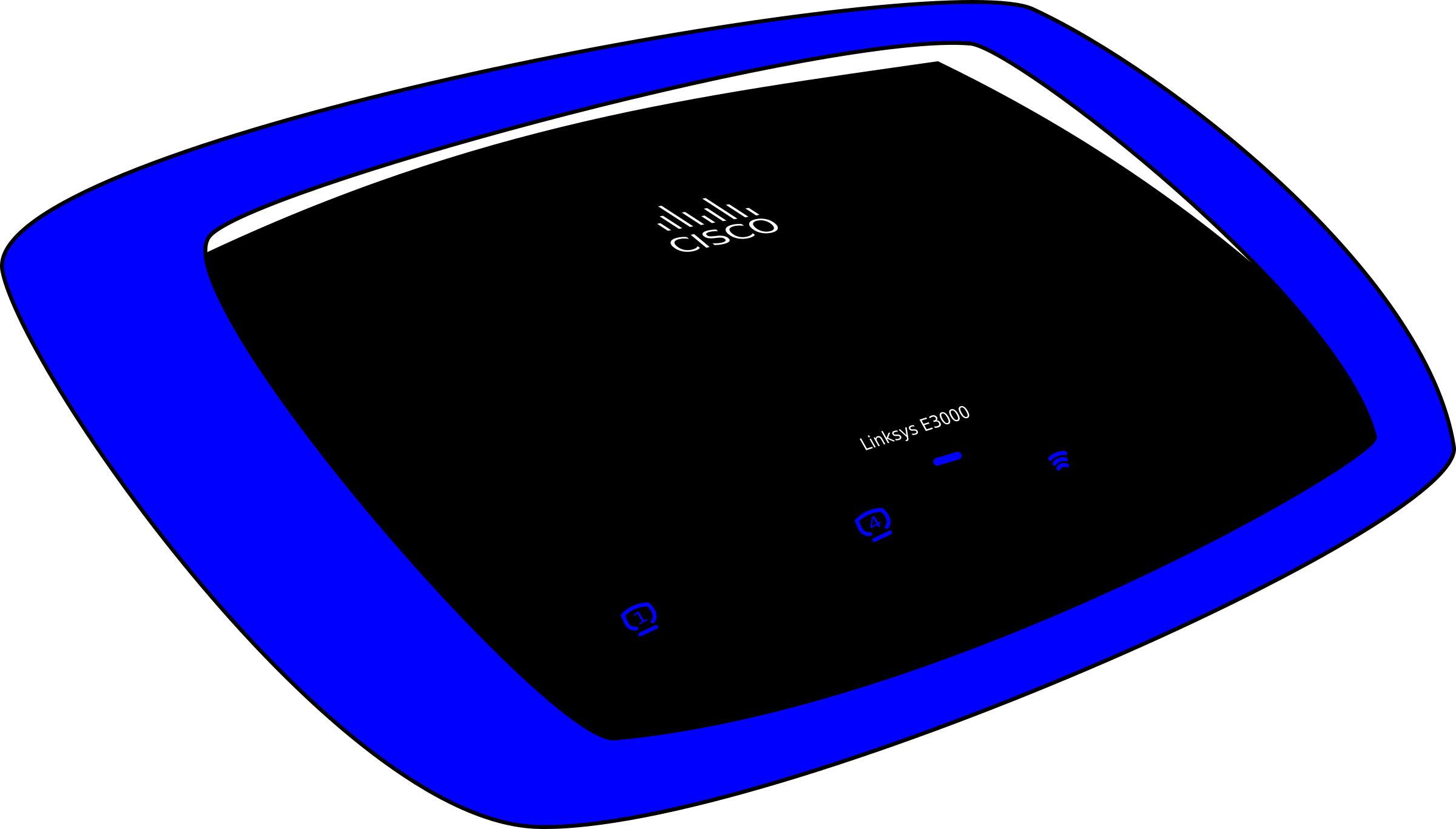Linksys E3000 Wireless Router - Gadget (2400x1366)