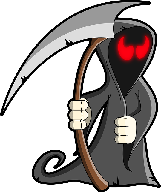 Death-159120 - Cartoon Grim Reaper Transparent (539x640)