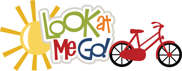 Svg Scrapbook Title Bike Svg Cut File Bike Svg File - Look At Me Clipart (776x305)