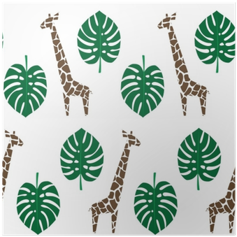 Animais Da Selva Com Plantas Tropicais Imprimem - Echo Park Paper Company Sf125061 Summer Fun Enamel (400x400)
