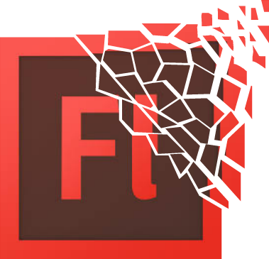 Adobe Flash Fading Away - Adobe Flash Logo Png (379x365)