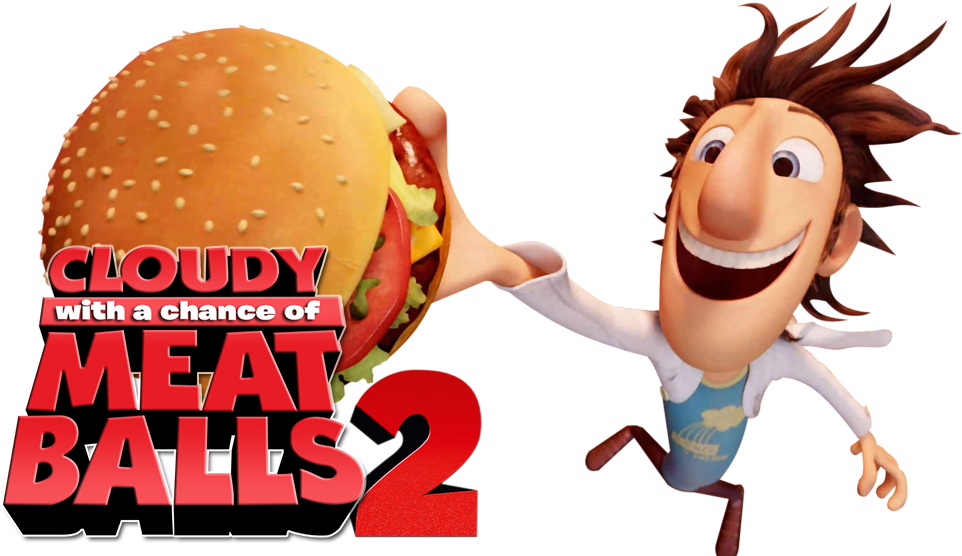 Cloudy With A Chance Of Meatballs 2 Image - Cloudy With A Chance Of Meatballs (1000x562)