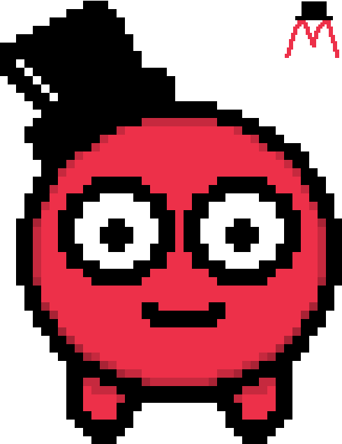 Meatball Pixel Art By Mrmeatballl - Cartoon (490x636)