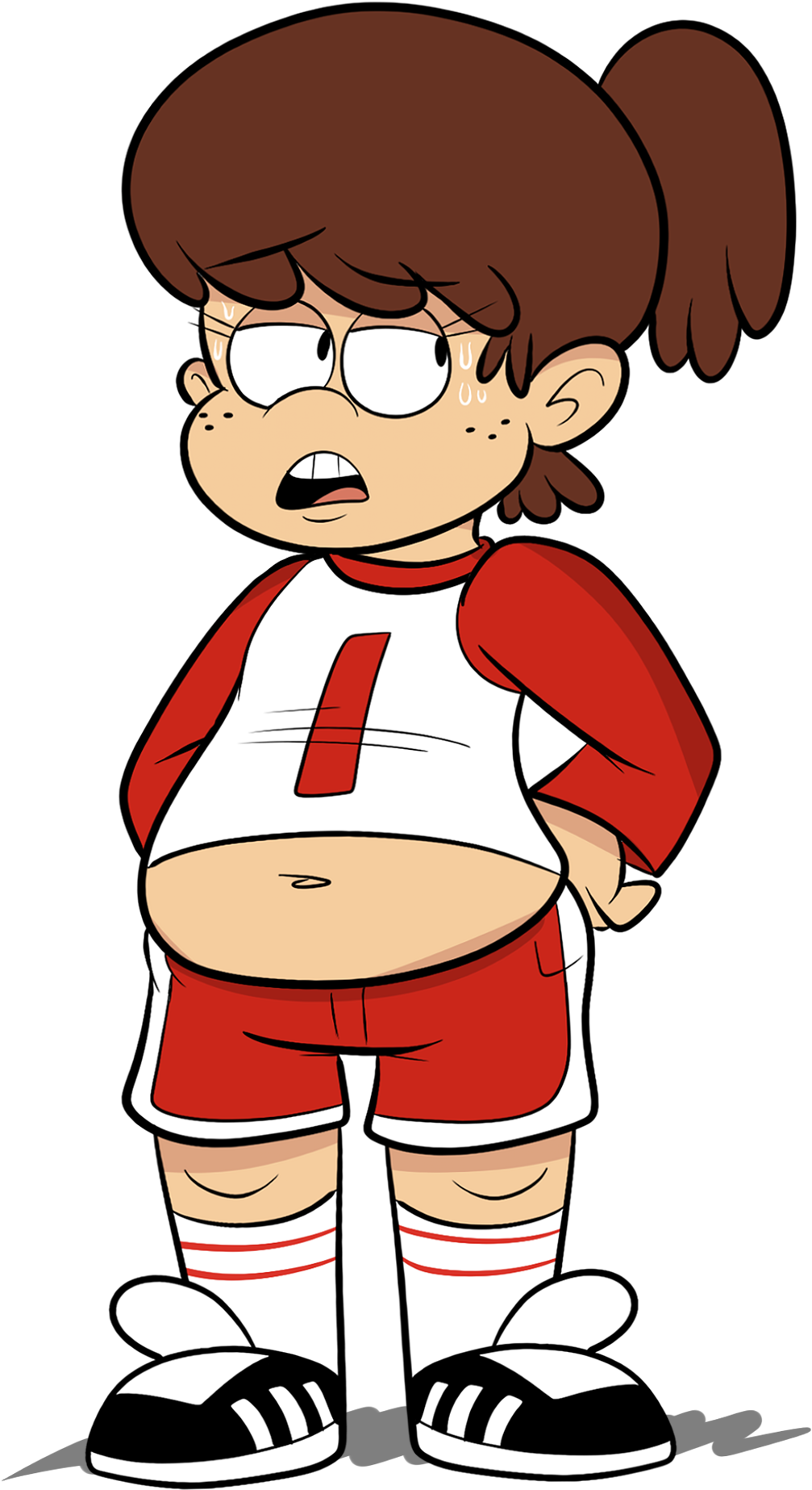 Plump Athlete By Sb99stuff Plump Athlete By Sb99stuff - Loud House Lynn Fat (1200x2000)