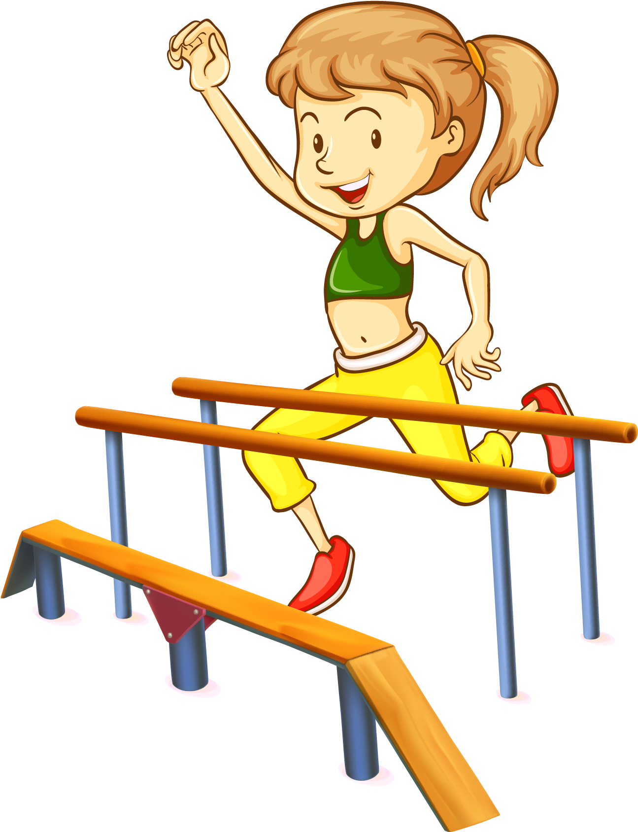 Olympic Games Sport - School Sportspainting Cartoon (1614x2117)