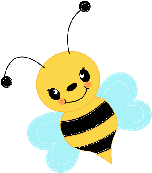 Bonus Bee - Bee Clipart Cute (1490x1702)