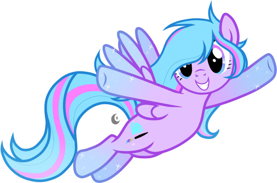 Flying Diamond Spark By Kaiilu - Art (1024x757)