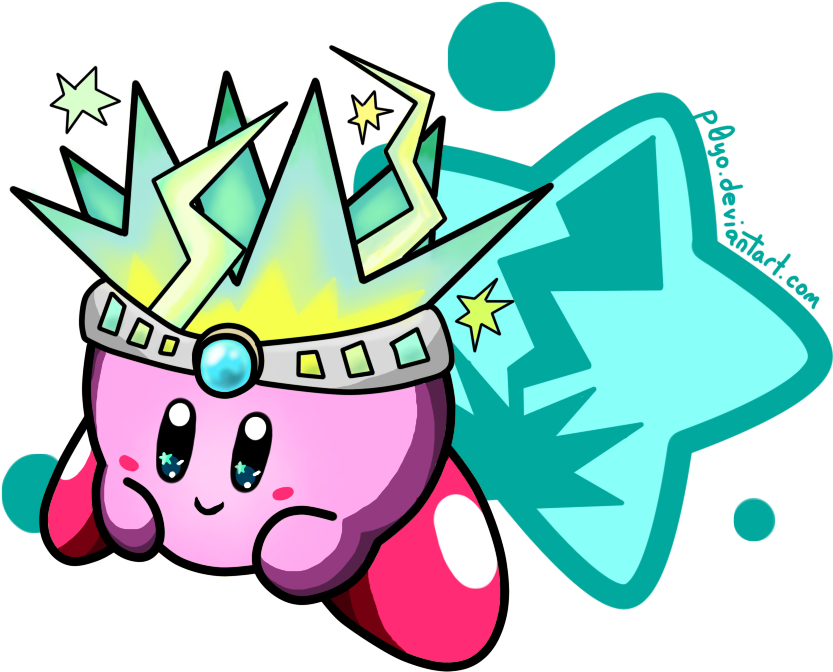 Spark Kirby By P0yo - Video Game (1000x800)