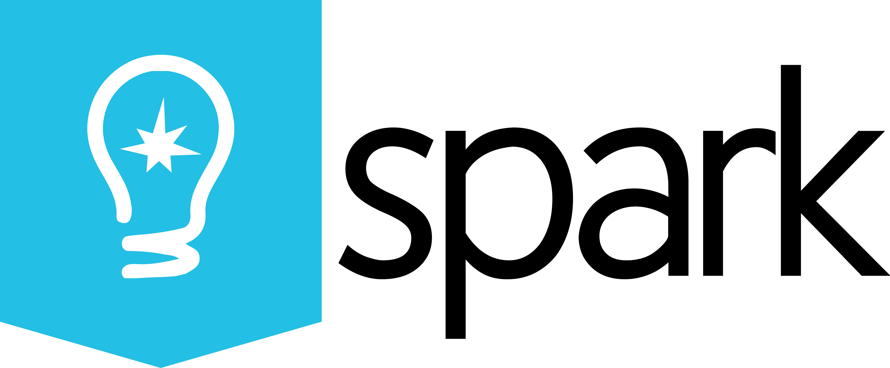 Spark Logo Large , - Ball Park Music Logo (3403x1407)