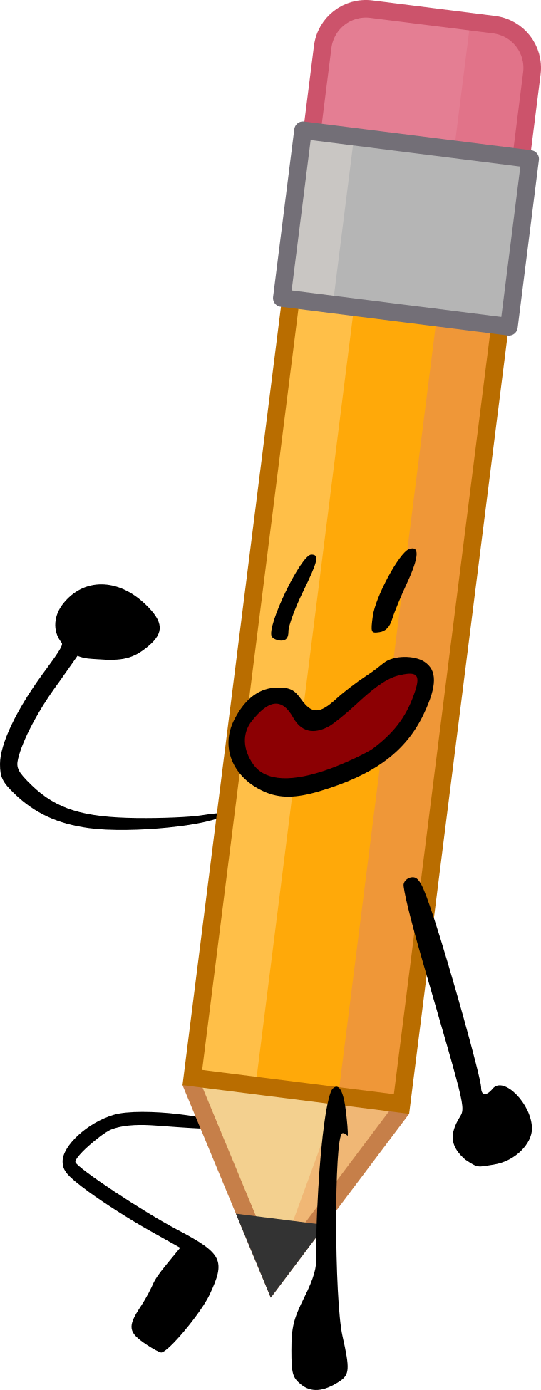 Idfb Pencil - Battle For Bfdi Pencil (759x1951)