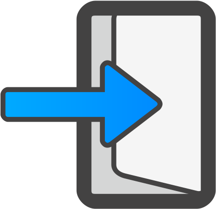 Door Login Icon Image - Sign In Icon Png (512x512)