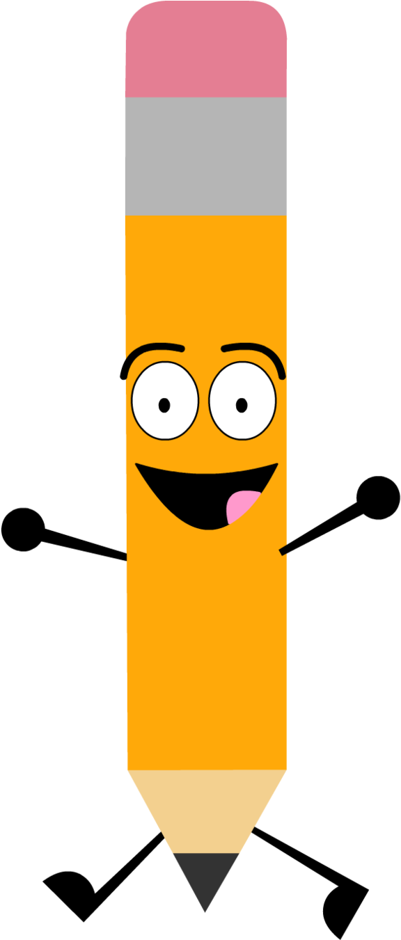 Pencil Foster's Home Style By - Bfdi Pencil Body (591x1350)