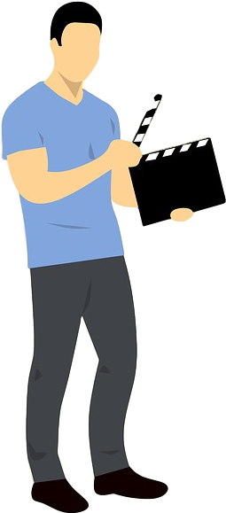 We Help You - Clapperboard (427x640)