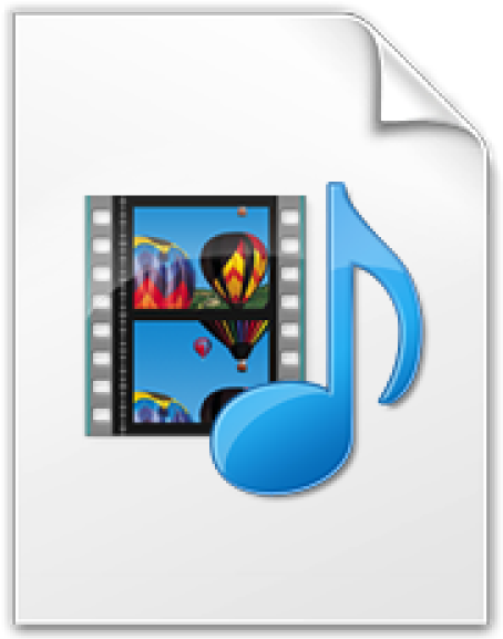 Windows Video File Icon (640x640)